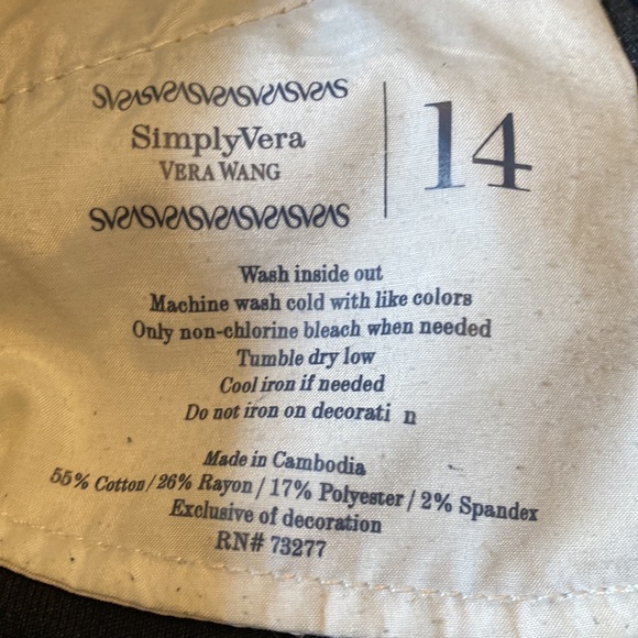 Simply Vera Vera Wang Skinny Ankle Jeans - Picture 4 of 8